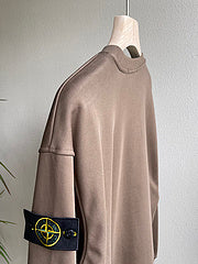 Stone Island Sweatshirt lente en zomer nieuw 7-kleuren basic klassiek badstof sweatshirt met ronde leiderpatch