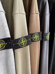 Stone Island Sweatshirt lente en zomer nieuw 7-kleuren basic klassiek badstof sweatshirt met ronde leiderpatch