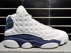 #Air Jordan 13 "Midnight Navy" witte en blauwe basketbalschoenen