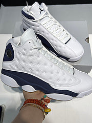 #Air Jordan 13 "Midnight Navy" witte en blauwe basketbalschoenen