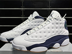 #Air Jordan 13 "Midnight Navy" witte en blauwe basketbalschoenen