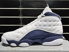 #Air Jordan 13 "Midnight Navy" witte en blauwe basketbalschoenen