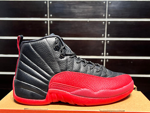 #Air Jordan 12 “Reverse Flu Game” 12e generatie zwarte en rode  hoge basketbalschoenen