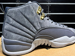 #Air Jordan 12 “Dark Grey” suède cool grijze hoge basketbalschoenen