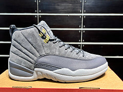 #Air Jordan 12 “Dark Grey” suède cool grijze hoge basketbalschoenen