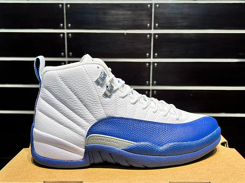 #Air Jordan 12 “French Blue” Franse blauwe hoge basketbalschoenen