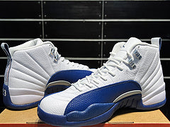 #Air Jordan 12 “French Blue” Franse blauwe hoge basketbalschoenen