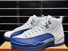 #Air Jordan 12 “French Blue” Franse blauwe hoge basketbalschoenen