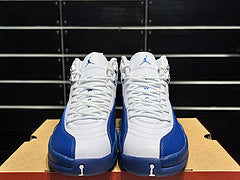 #Air Jordan 12 “French Blue” Franse blauwe hoge basketbalschoenen