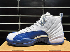 #Air Jordan 12 “French Blue” Franse blauwe hoge basketbalschoenen