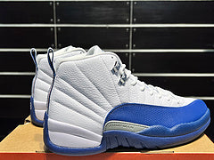 #Air Jordan 12 “French Blue” Franse blauwe hoge basketbalschoenen