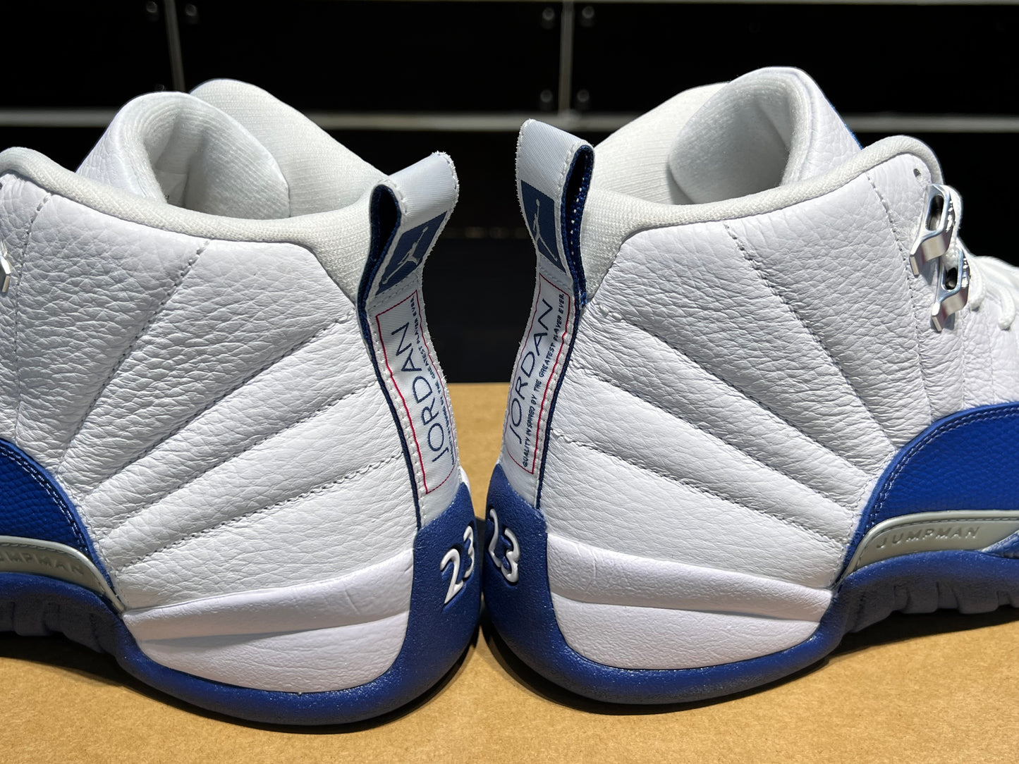 #Air Jordan 12 “French Blue” Franse blauwe hoge basketbalschoenen