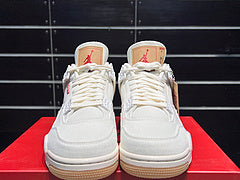 #Air Jordan 4 Retro Levis Wit AJ4 wit Levis