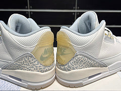 #Air Jordan 3 Craft Ivory Grey Mist-Cream 3e generatie witgrijs geoxideerde basis