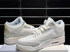 #Air Jordan 3 Craft Ivory Grey Mist-Cream 3e generatie witgrijs geoxideerde basis