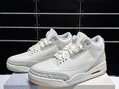 #Air Jordan 3 Craft Ivory Grey Mist-Cream 3e generatie witgrijs geoxideerde basis