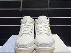 #Air Jordan 3 Craft Ivory Grey Mist-Cream 3e generatie witgrijs geoxideerde basis