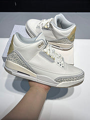 #Air Jordan 3 Craft Ivory Grey Mist-Cream 3e generatie witgrijs geoxideerde basis