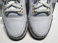 #Air Jordan AJ3 Retro 3e generatie Lakers witte, paarse en gouden mid-top basketbalschoenen