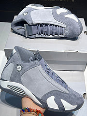 #Air Jordan 14 “Flint Grey” 14e generatie wolfgrijs