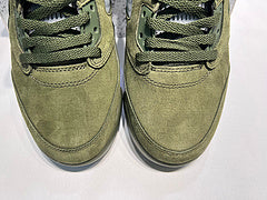 #Air Jordan 5 "Olive" 5e generatie olijfgroene hoge basketbalschoenen