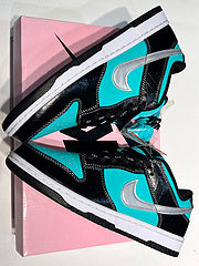 NK SB DUNK Low Diamond Supply Co.Tiffany Tiffany Diamond baskets basses décontractées noires et vertes