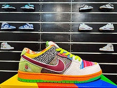 #Nk SB Dunk Low Pro QS "What Thepaul" baskets basses décontractées à coutures de style élémentaire SB