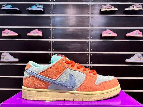 Nike SB Dunk "Noise Aqua" Tropical Fruit Pie Dunk Series Retro Low-top Casual Skateboard Chaussures