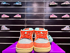 Nike SB Dunk "Noise Aqua" Tropical Fruit Pie Dunk Series Retro Low-top Casual Skateboard Chaussures