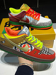 #Nk SB Dunk Low "What The Dunk" Pop art mix and match SB basses chaussures de skateboard de sport décontractées