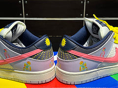 Nike SB Dunk Low "Be True" Sb baskets basses décontractées arc-en-ciel brodées