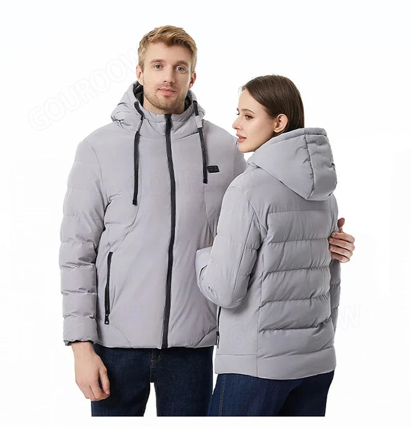 11 Areas Self Heating Jackets Women's Men's Motorcycle Warm USB Heating Vest Heating Jacket Bike Moto Jacket Winter Hiking Warm